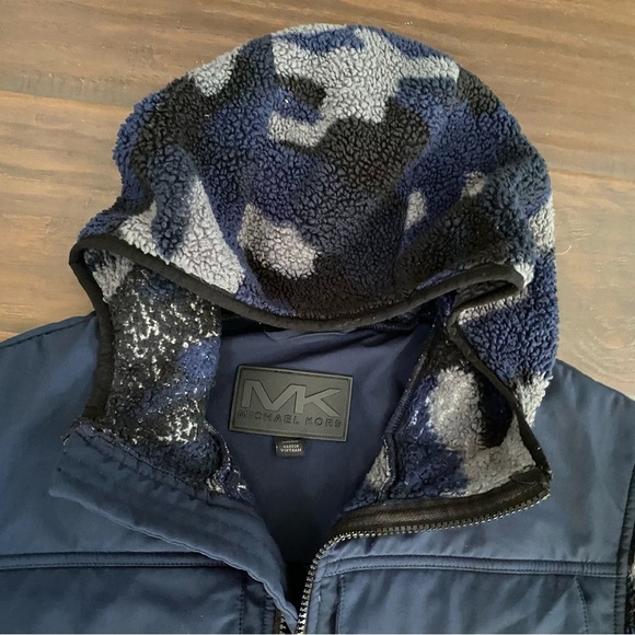 Michael Kors Kamo pattern full zipper hoodie jacket men’s size M - Picture 2 of 11